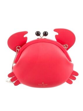 KATE SPADE MAKE A SPLASH GERANIUM CRAB CROSSBODY RARE 🦀
